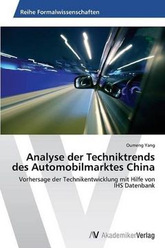 portada Analyse der Techniktrends des Automobilmarktes China