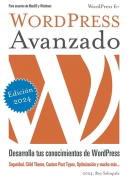 portada WordPress Avanzado: Desarrolla tus conocimientos de WordPress (in Spanish)