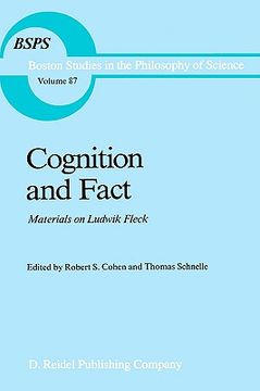 portada cognition and fact - materials on ludwik fleck (en Inglés)