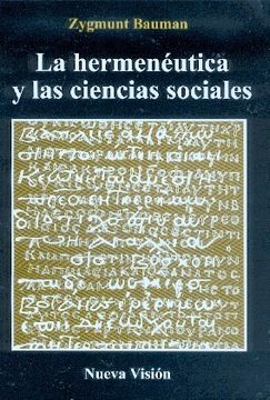 portada La Hermeneutica Y Las Ciencias Sociales 