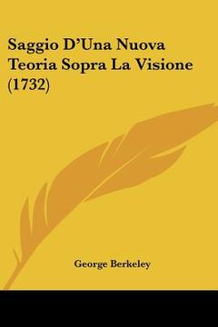 portada Saggio D'Una Nuova Teoria Sopra La Visione (1732) (en Italiano)