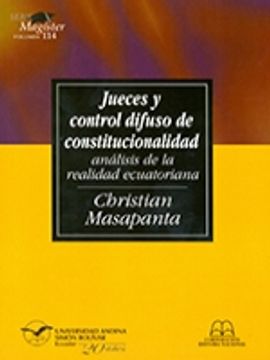 portada Jueces y control difuso de constitucionalidad. Análisis de la realidad ecuatoriana