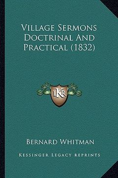 portada village sermons doctrinal and practical (1832) (en Inglés)