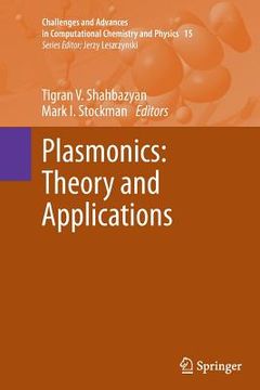 portada Plasmonics: Theory and Applications (en Inglés)