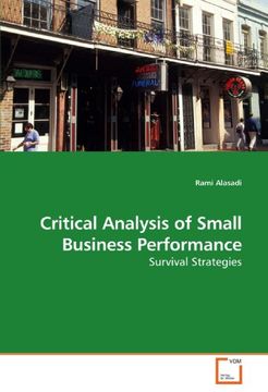 portada critical analysis of small business performance (en Inglés)