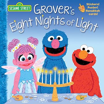 portada Grover's Eight Nights of Light (Sesame Street) (Pictureback(R)) (en Inglés)