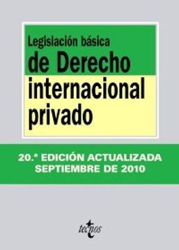portada Legislacion Basica De Derecho Internacional Privad