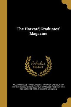 portada The Harvard Graduates' Magazine (in English)