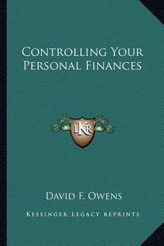 portada controlling your personal finances (en Inglés)