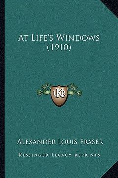portada at life's windows (1910) (in English)