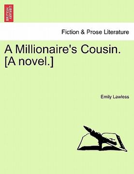 portada a millionaire's cousin. [a novel.] (in English)