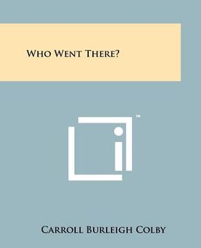 portada who went there?