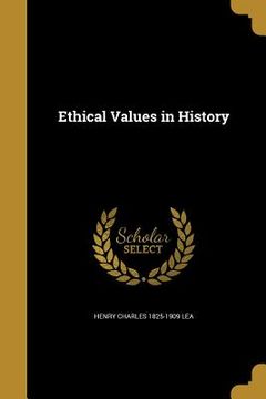 portada Ethical Values in History (in English)