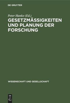 portada Gesetzmäßigkeiten und Planung der Forschung (en Alemán)