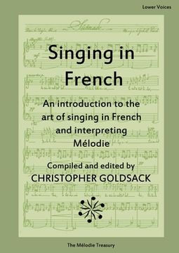 portada Singing in French - lower voices (en Inglés)