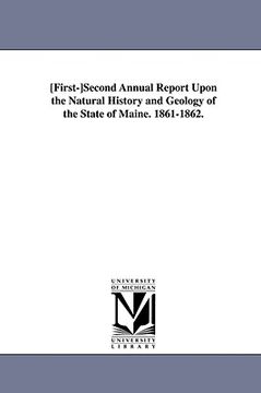 portada first-second annual report upon the natural history and geolog y of the state of maine. 1861-1862. (en Inglés)