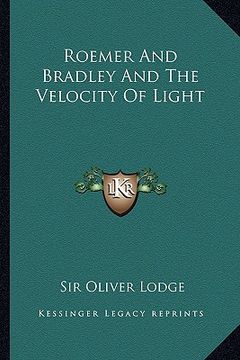 portada roemer and bradley and the velocity of light (en Inglés)