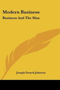 portada modern business: business and the man