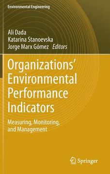 portada organizations environmental performance indicators: measuring, monitoring, and management (en Inglés)