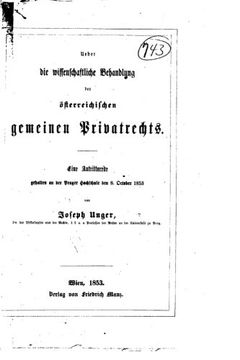 portada Ueber die wissenschaftliche Behandlung (German Edition)