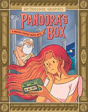 portada Pandora's Box: A Modern Graphic Greek Myth (Mythology Graphics) (in English)
