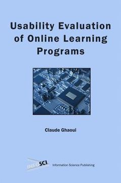 portada usability evaluation of online learning programs (en Inglés)