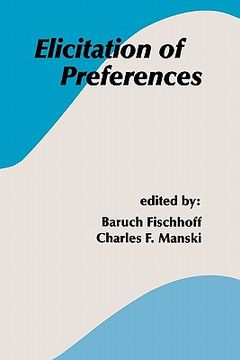 portada elicitation of preferences (en Inglés)