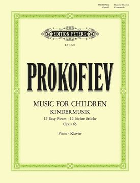 portada Prokofiev - Piezas Para Niños Op. 65 Para Piano (Burmeister)