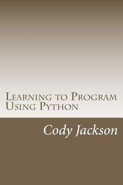 portada learning to program using python (en Inglés)