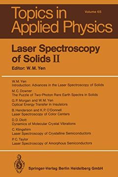 portada Laser Spectroscopy of Solids ii (en Inglés)