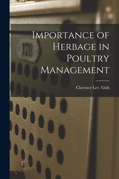 portada Importance of Herbage in Poultry Management (in English)