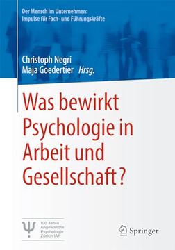 portada Was Bewirkt Psychologie in Arbeit und Gesellschaft? (en Alemán)