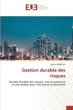 portada Gestion durable des risques (en Francés)