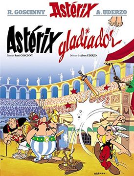 portada Astérix Gladiador (libro en Gallego)