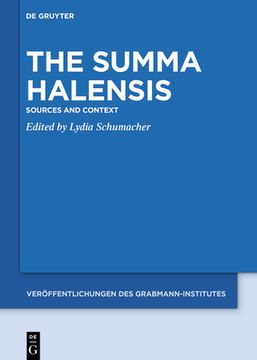 portada The Summa Halensis: Sources and Context 