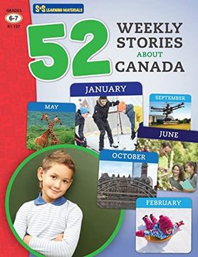 portada 52 Weekly Nonfiction Stories About Canada Grades 6-7 (en Inglés)