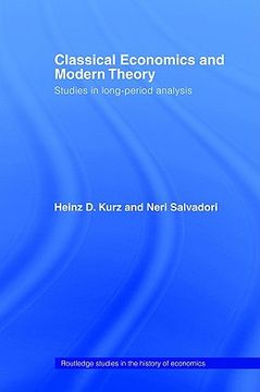 portada classical economics and modern theory: studies in long-period analysis (en Inglés)