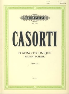 portada Bowing Technique for Violin Op. 50: Ger/Eng/Fre (en Inglés)