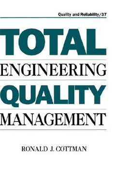 portada total engineering quality management (en Inglés)