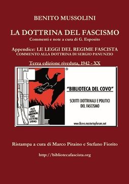 portada LA DOTTRINA DEL FASCISMO - terza edizione riveduta (in Italian)