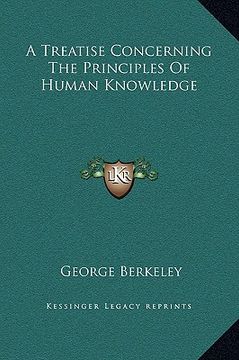 portada a treatise concerning the principles of human knowledge (en Inglés)