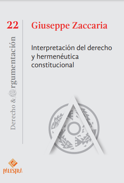 portada Interpretación del derecho y hermenéutica constitucional