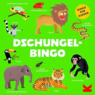 portada Laurence King Verlag Dschungel-Bingo Familienspiel, Yellow (en Alemán)