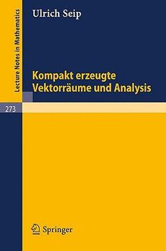 portada kompakt erzeugte vektorräume und analysis (in German)