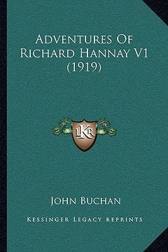 portada adventures of richard hannay v1 (1919) (en Inglés)