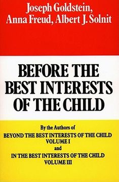 portada before the best interests of the child (in English)