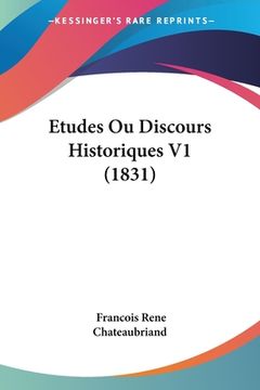portada Etudes Ou Discours Historiques V1 (1831) (in French)