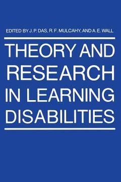 portada Theory and Research in Learning Disabilities (en Inglés)