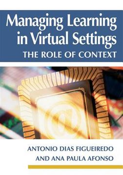portada managing learning in virtual settings: the role of context (en Inglés)