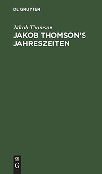 portada Jakob Thomson's Jahreszeiten (in German)
